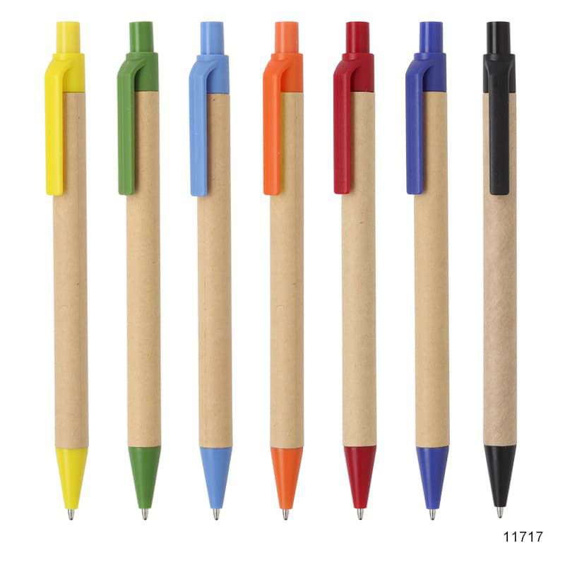 Wholesale custom  Recycled Paper Ballpen Green Choice