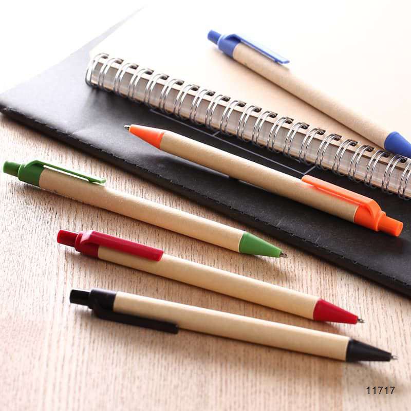 Wholesale custom  Recycled Paper Ballpen Green Choice 2