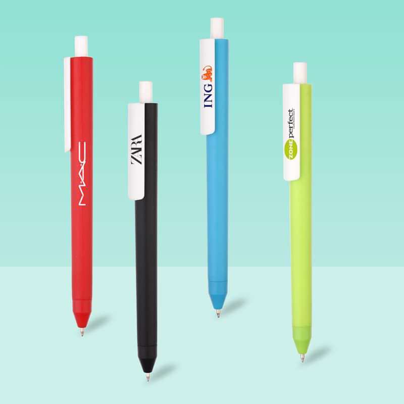 Wholesale custom  Push ballpen Plastic Pen 2