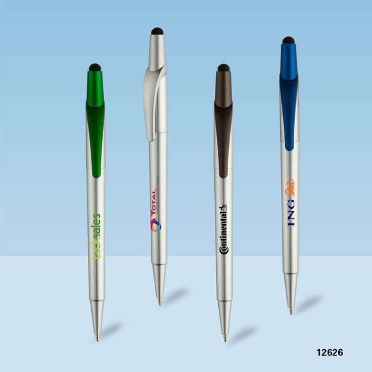 Wholesale custom  Twist action touch ballpen Touch Pen 2