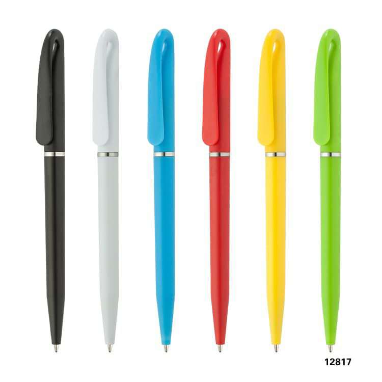 Wholesale custom  Economical twist action ballpen Plastic Pen