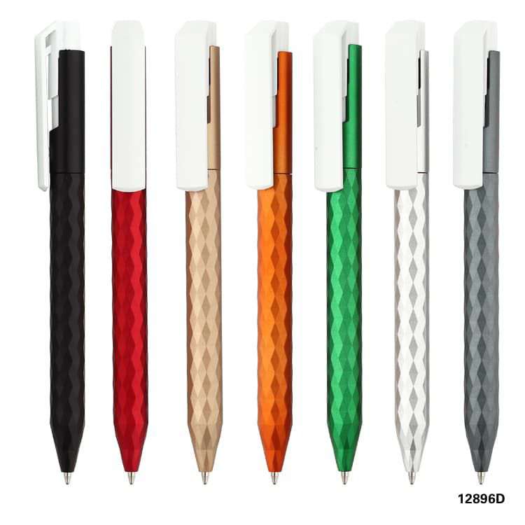Wholesale custom  Push action ballpen Plastic Pen