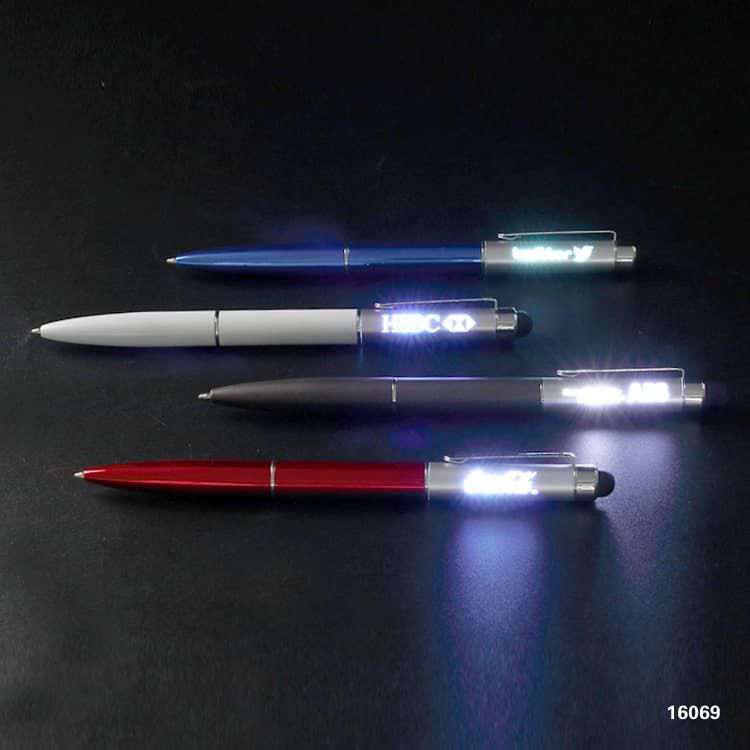 Wholesale custom  Light up LOGO Pen Led Pen