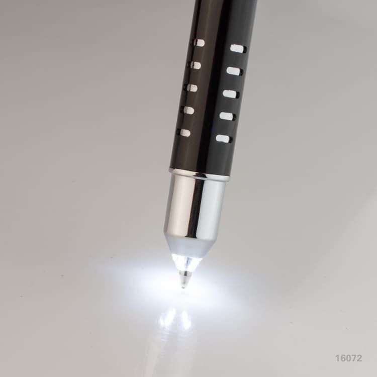 Wholesale custom  Aluminium ballpen with Led Led Pen 2