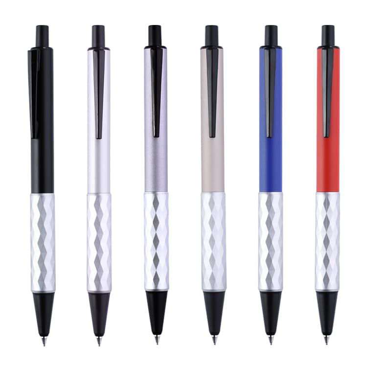 Wholesale custom  Push action aluminium ballpen Aluminium Pen