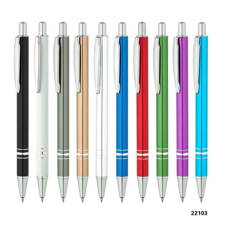 Wholesale custom  Aluminium ballpen Aluminium Pen