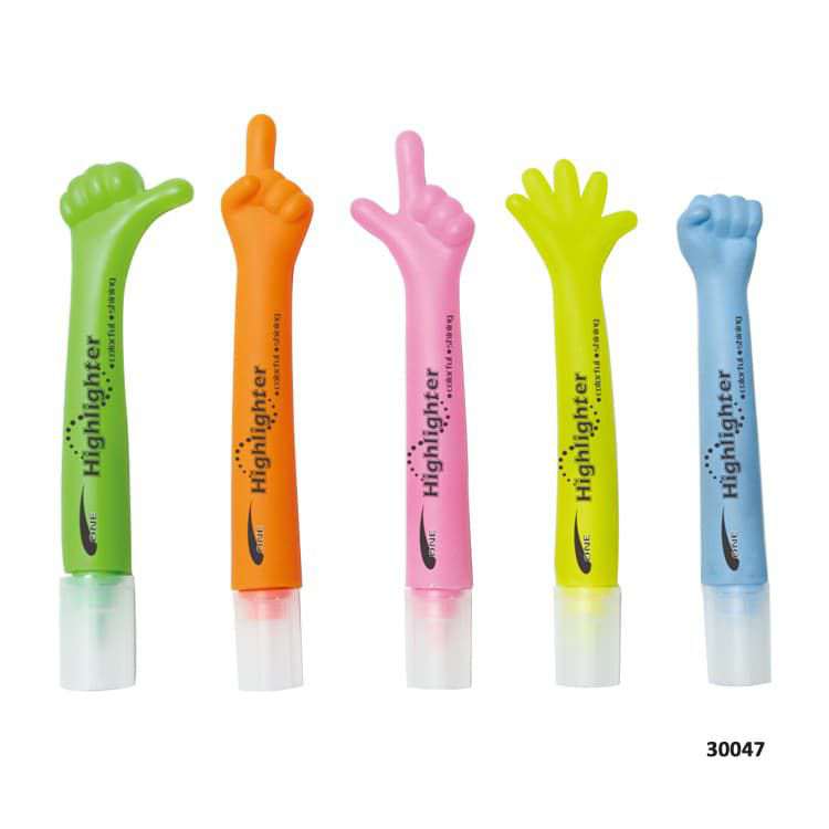 Wholesale custom  Finger Shaped Highlighter Highlighter