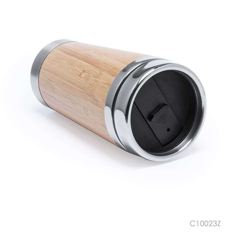 Wholesale custom  500ML Capacity Bamboo Cup Green Choice 2