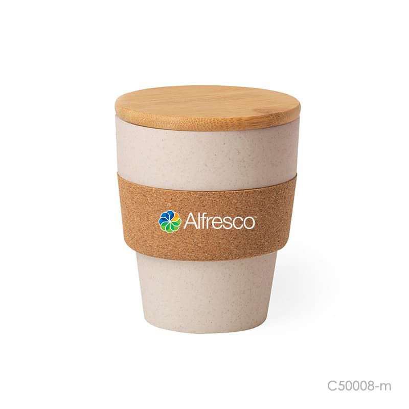 Wholesale custom  ECO Friendly Bamboo Fiber Cup Green Choice