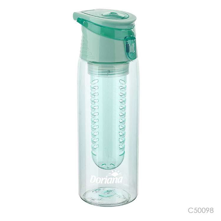 Wholesale custom  660ML fruit infuser water bottle Plastic Water Bottles