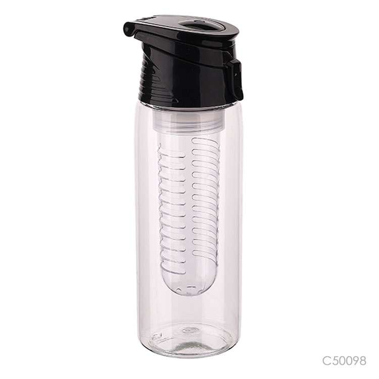 Wholesale custom  660ML fruit infuser water bottle Plastic Water Bottles 2