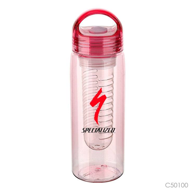 Wholesale custom  660ML water bottle with fruit infuser Plastic Water Bottles