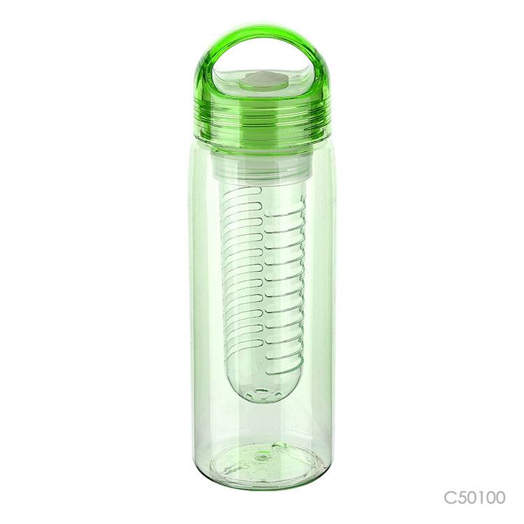Wholesale custom  660ML water bottle with fruit infuser Plastic Water Bottles 2