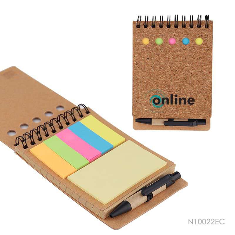 Wholesale custom  Notepad with Cork Cover Notepads 2