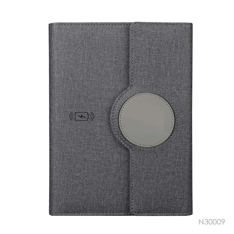 Wholesale custom  Portfolio with Power Bank Notebooks 2