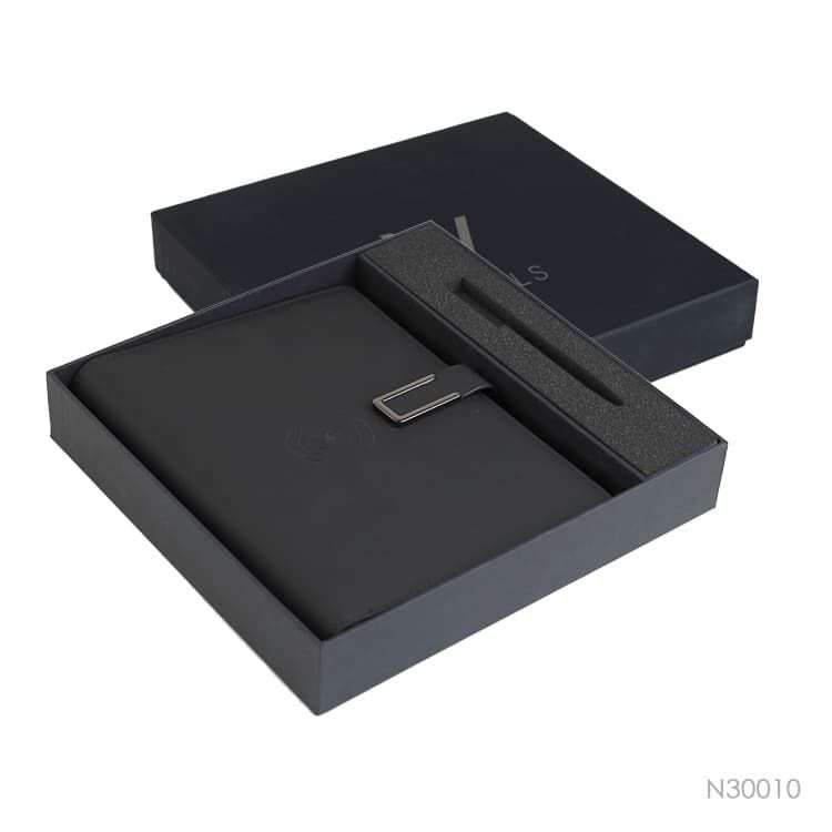 Wholesale custom  Portfolio with Power Bank Notebooks 2