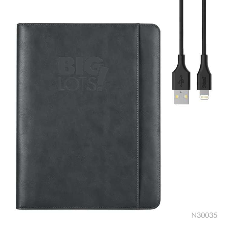 Wholesale custom  Business Portfolio with Power Bank Notebooks