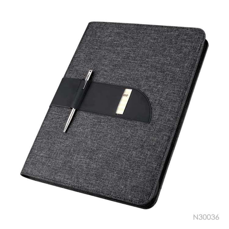 Wholesale custom  Portfolio with Power Bank Notebooks 2