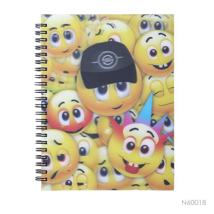 Wholesale custom  A5 notebook with PP cover Stationery