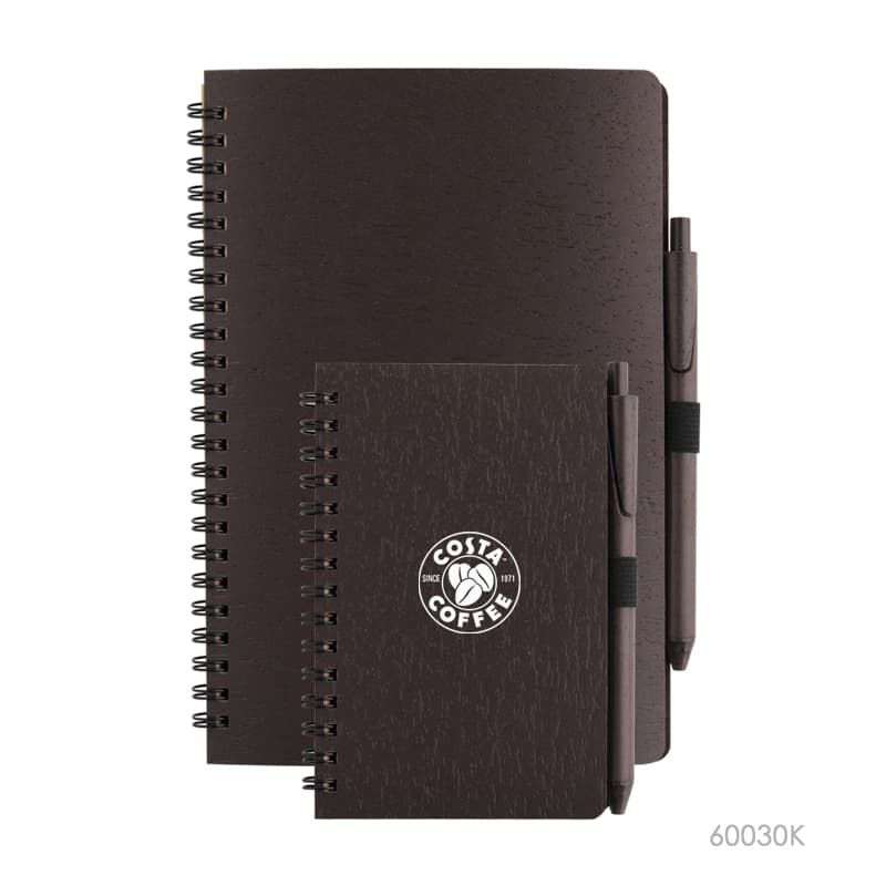 Wholesale custom  Notebook with Coffee Cover Green Choice