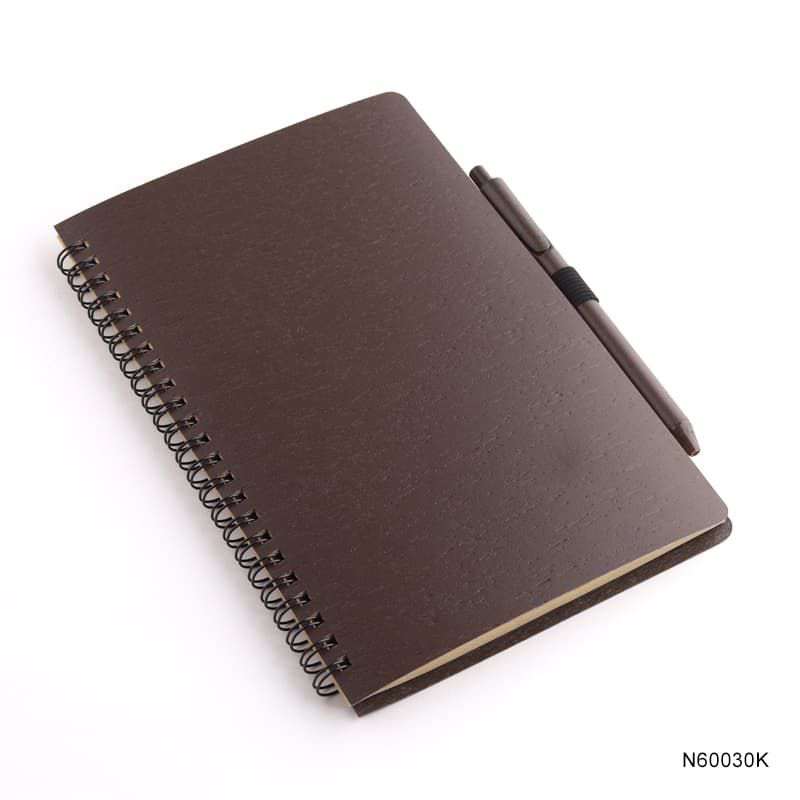 Wholesale custom  Notebook with Coffee Cover Green Choice 2