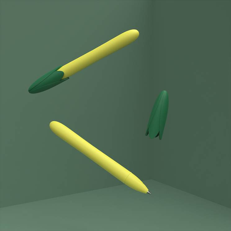 Wholesale custom  Biodegradable PLA Ballpen,ECO-Friendly Corn PLA 2