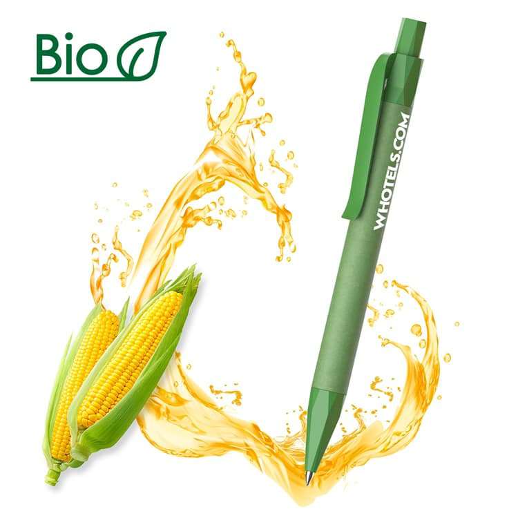 Wholesale custom  Biodegradable PLA/Paper Ballpen Corn PLA