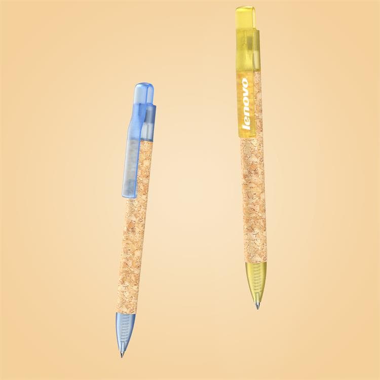 Wholesale custom  Ballpen with Cork barrel Cork 2