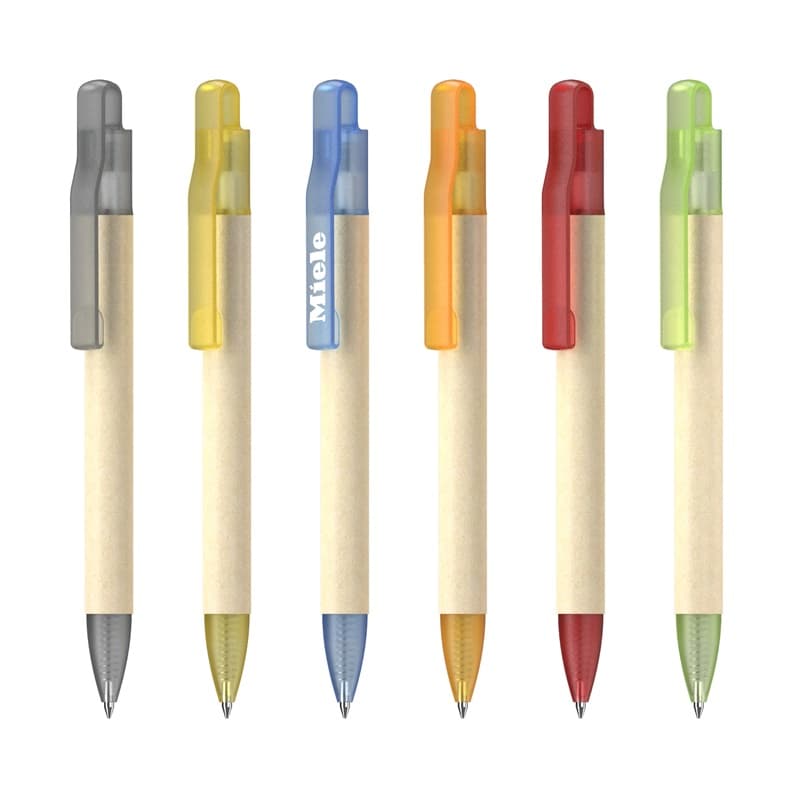 Wholesale custom  Ballpen with Recycled Paper Barrel Paper 2