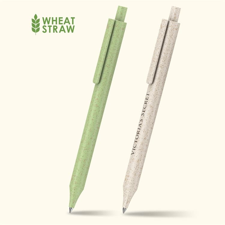Wholesale custom  Wheat staw ballpen Wheat Straw