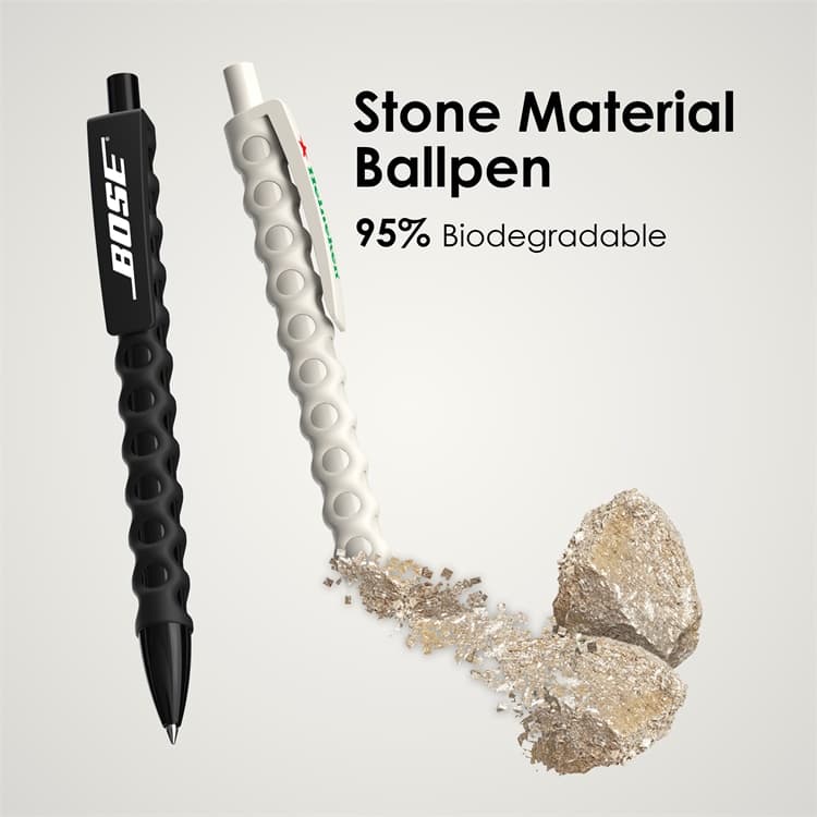 Wholesale custom  Stone Material Ballpen Nature Stone