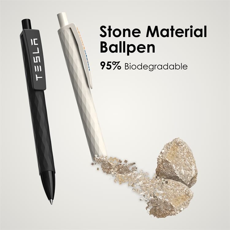 Wholesale custom  Stone Material Ballpen Nature Stone 5
