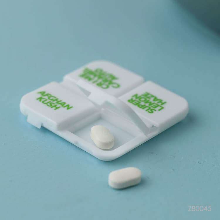 Wholesale custom  Plastic Square Pill Storage Box Care & Protection