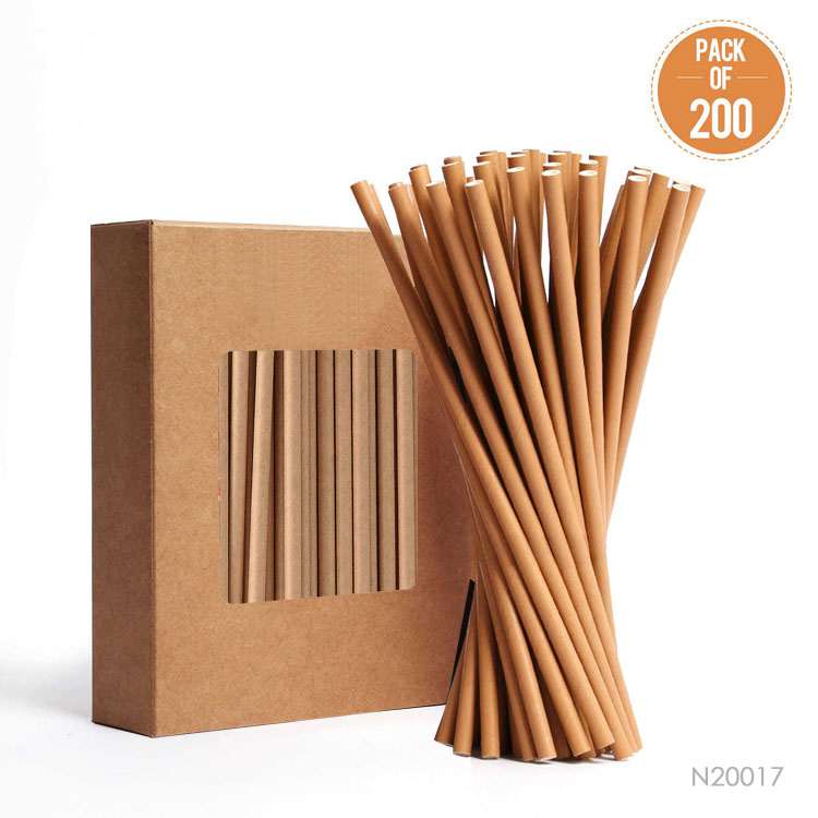 Wholesale custom  Kraft Paper Straw Eating & Drinking