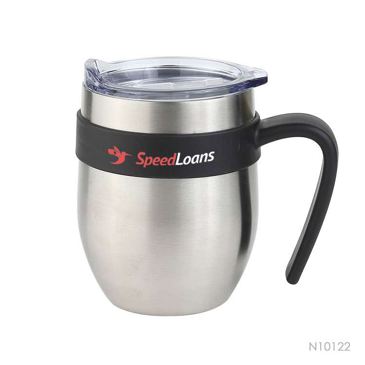 Wholesale custom  350ML Double wall vacuum mug with handle Mugs & Tumblers