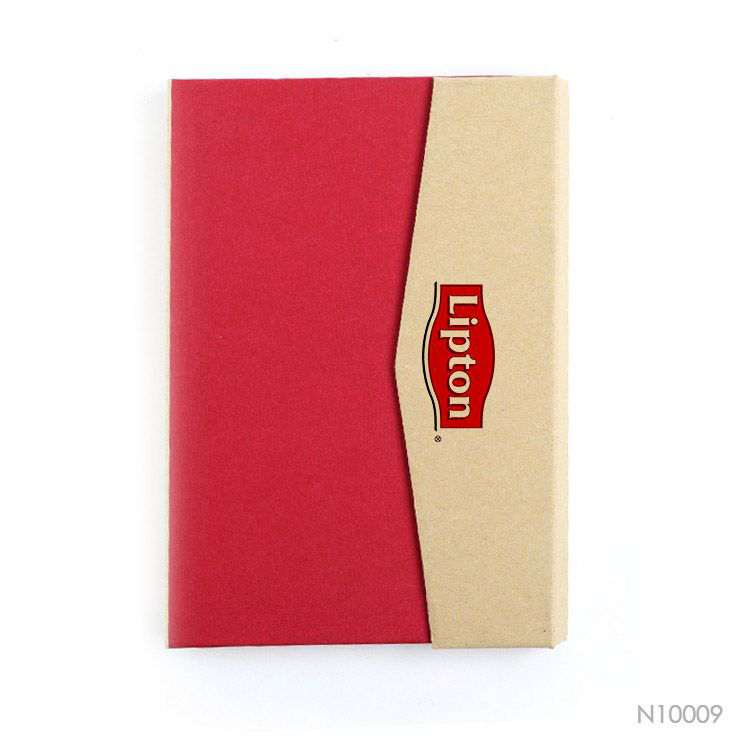 Wholesale custom  Craft Paper Hard Cover Sticky Note Notepads