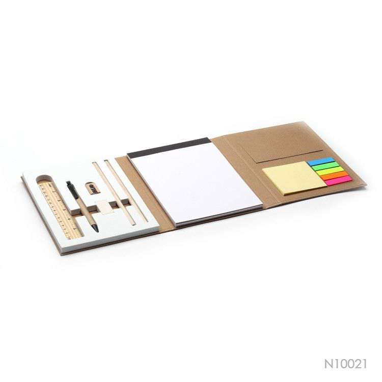 Wholesale custom  Craft Paper Hard Cover Sticky Note Notepads