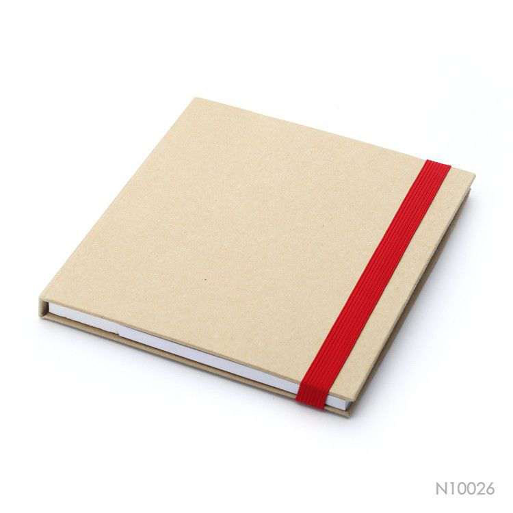Wholesale custom  Craft Paper Hard Cover Sticky Note Notebooks