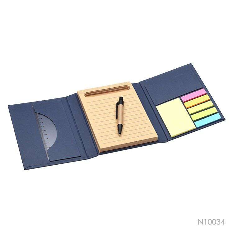 Wholesale custom  Craft Paper Hard Cover Sticky Note Notepads