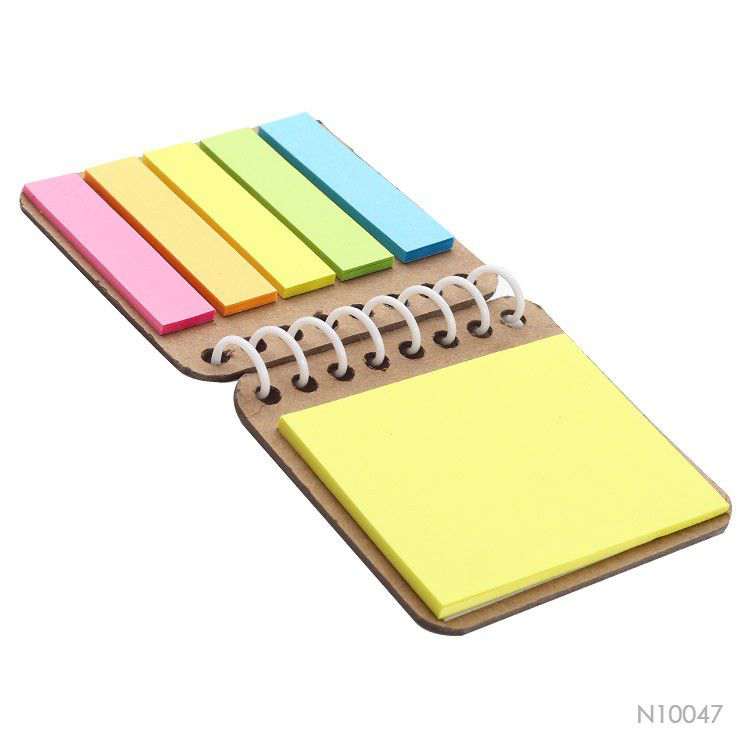 Wholesale custom  Craft Sitcky Note With Plastic Coil Notepads