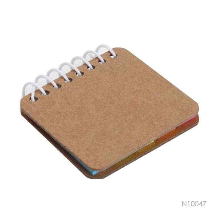 Wholesale custom  Craft Sitcky Note With Plastic Coil Notepads 2