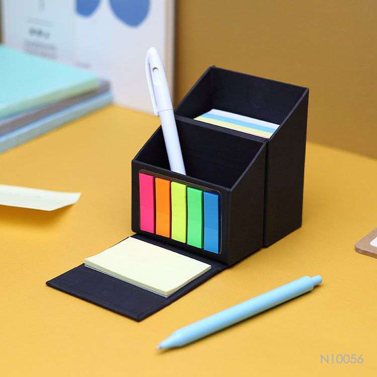 Wholesale custom  Sticky Note Box With Pen Holder Notepads 2