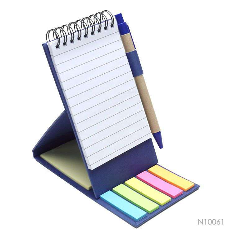 Wholesale custom  Craft Paper Hard Cover Sticky Note Notepads