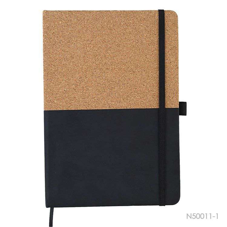 Wholesale custom  Notebook With Cork And Pu Splicing Cover Cork 2