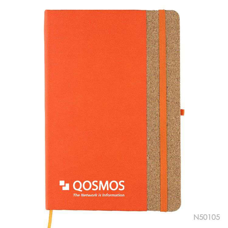 Wholesale custom  Notebook With Cork And Pu Splicing Cover Cork