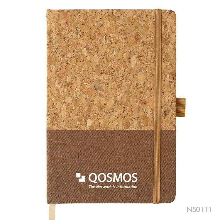 Wholesale custom  Notebook With Cork And Pu Splicing Cover Cork