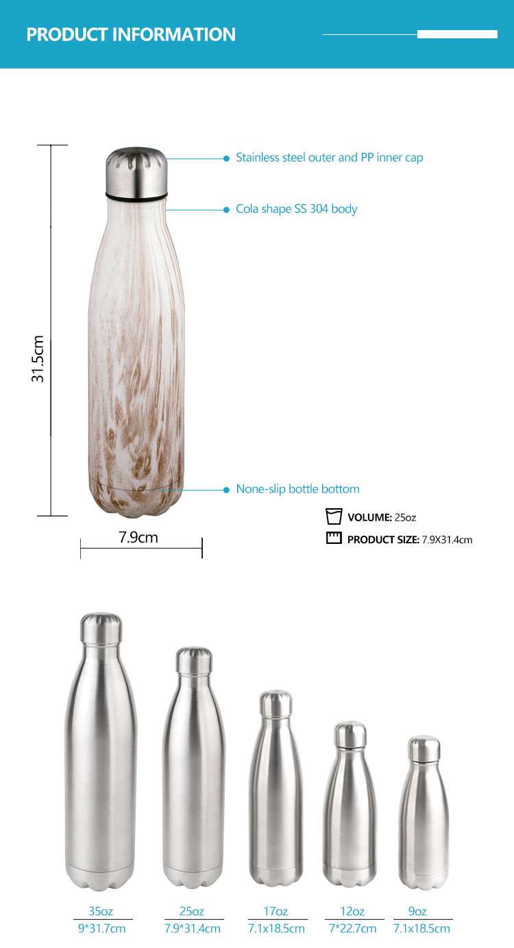 260ML Double-walled vaccum bottle Water Bottles 63 Wholesale custom 260ML Double-walled vaccum bottle Water Bottles 63