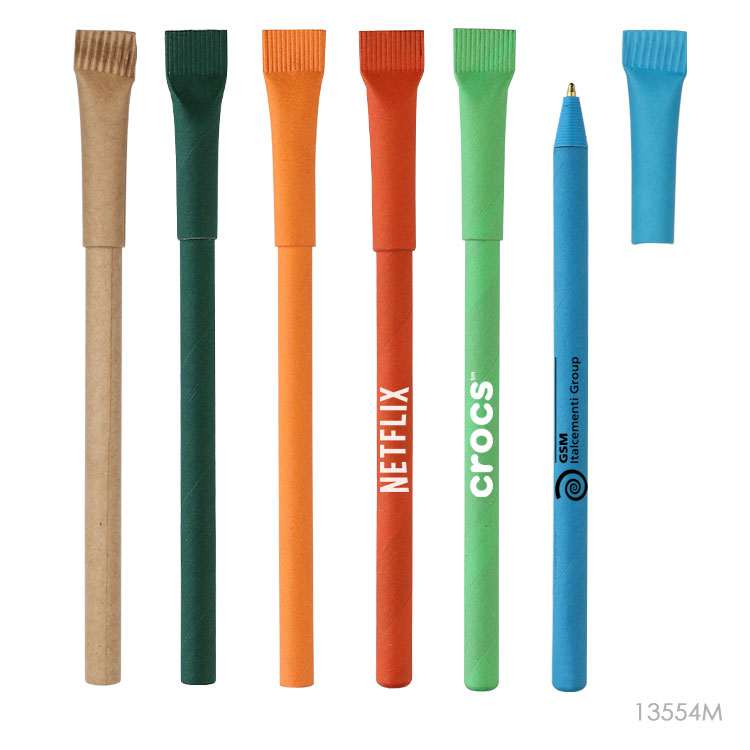 Wholesale custom  Recycled Paper Pen Green Choice