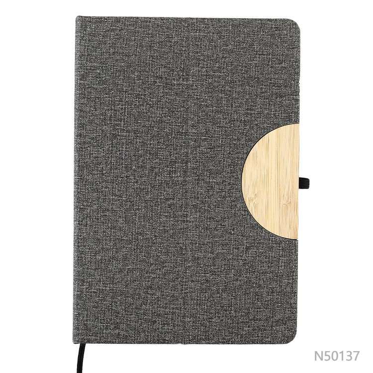 Wholesale custom  A5 Size linen cover winding Notebook with  phone holder function Notebooks & Notepads 3
