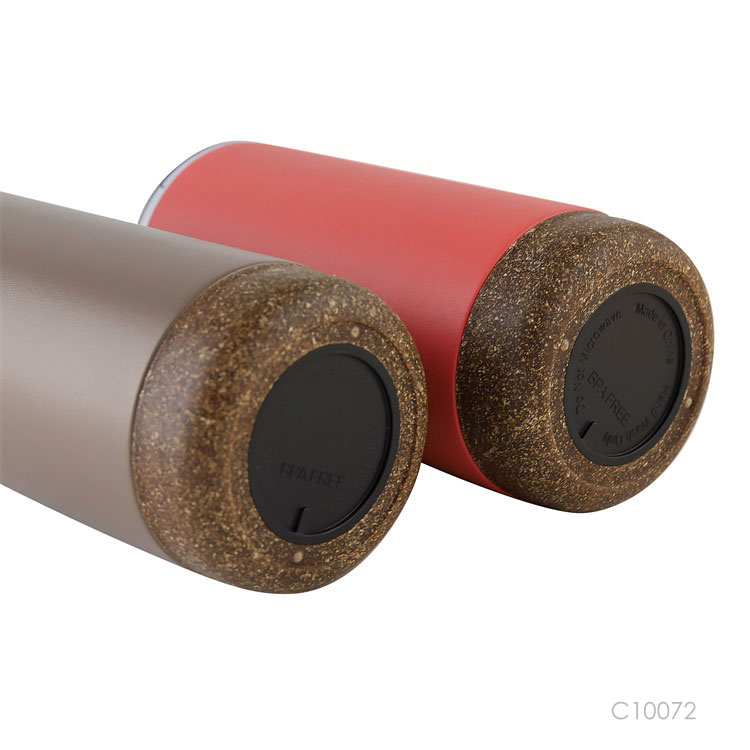 Wholesale custom  470ML Vacuum insulated tumbler Cork 2